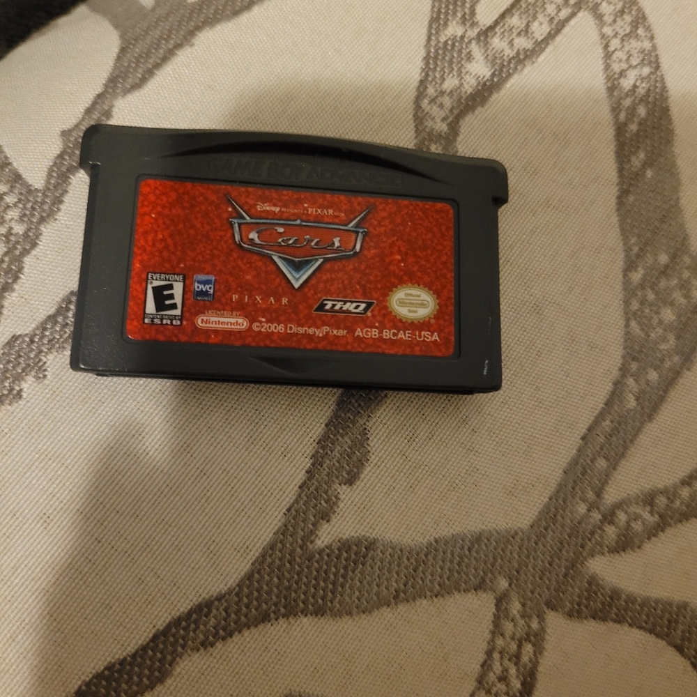 Gameboy Advance Disney Cars Vintage